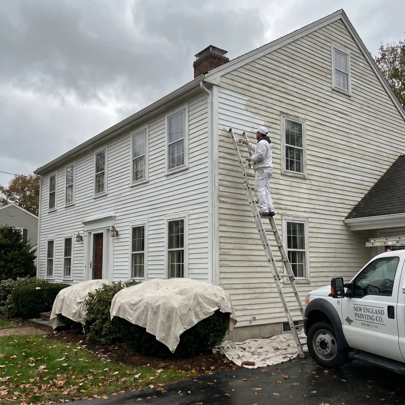 Siding and exterior finish work — North Shore MA home